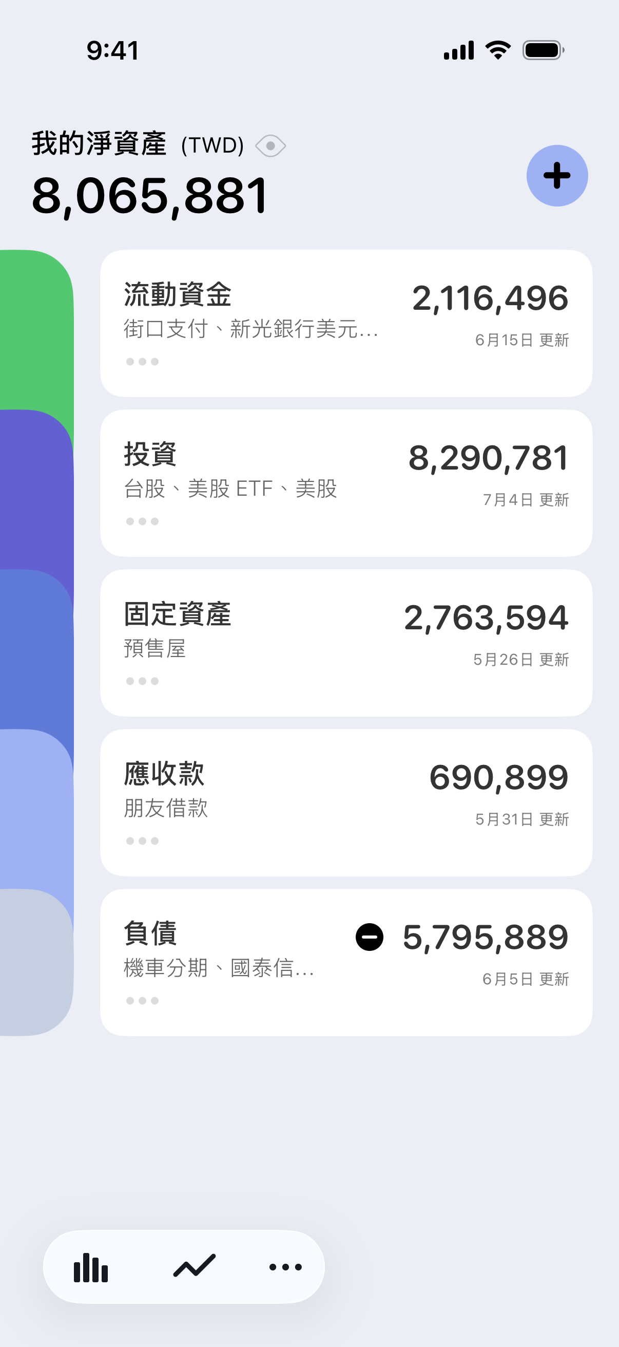 Percento iPhone 主畫面截圖
